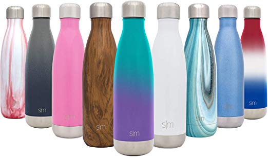 Simple Modern Wave Water Bottle - Vacuum Insulated Double Wall 18/8 Stainless Steel