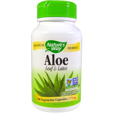 Natures Way Aloe Vera 475mg 100 Vcaps