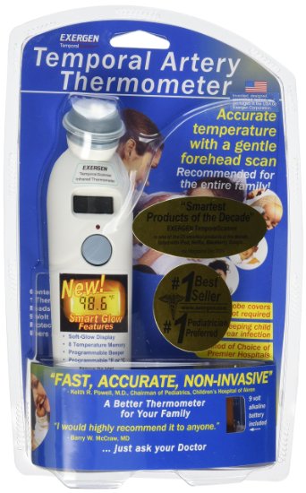 Exergen Temporal Artery Thermometer MODEL# 2000C TAT-2000C Battery