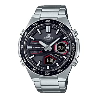 Casio Edifice Analog-Digital Black Dial Men's Watch-EFV-C110D-1A4VDF