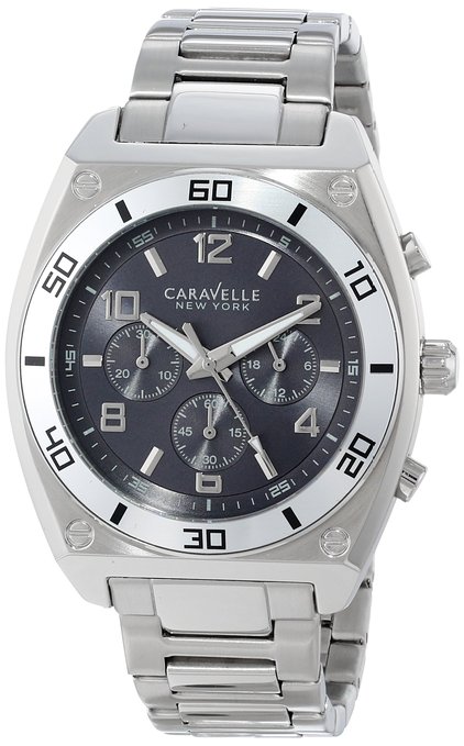 Caravelle New York Men's 43A120 Analog Display Japanese Quartz White Dress Watch
