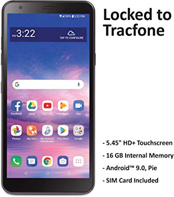 Tracfone LG Journey 4G LTE Prepaid Smartphone (Locked) - Black - 16GB - SIM Card Included - CDMA
