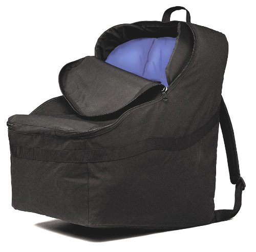 JL Childress Ultimate Backpack Padded Car Seat Travel Bag Black