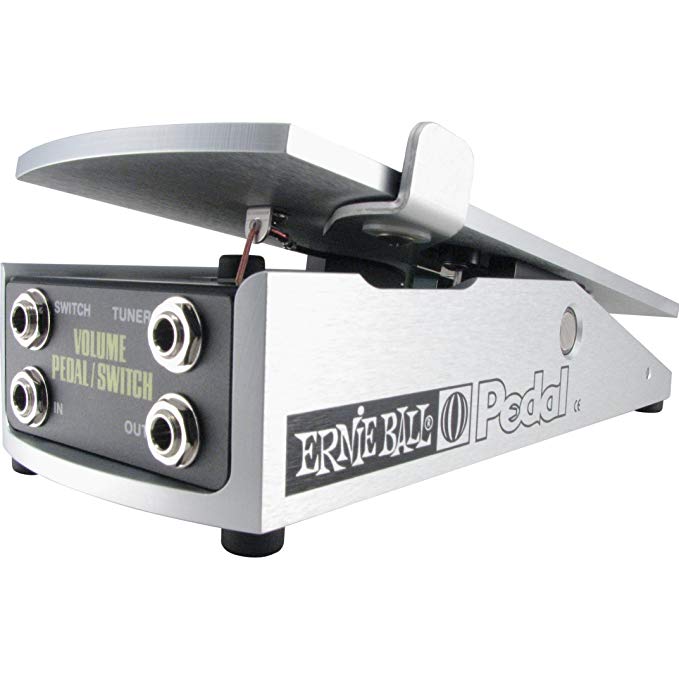 Ernie Ball 250k Mono Volume Pedal with Switch (for use with Passive electronics)
