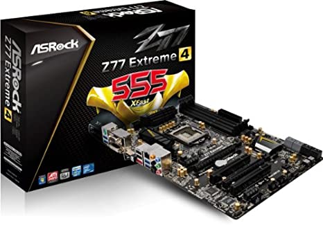 AS Rock LGA1155 DDR3 SATA3 USB3.0 Quad CrossFireX and Quad SLI A GbE ATX Motherboard Z77 EXTREME4