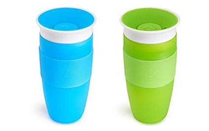 Munchkin 14 oz Miracle 360° Sippy Cup -2 Pack- Blue/Green