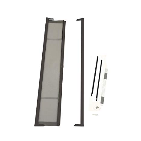 ODL Brisa Premium Retractable Screen for 80 in. Inswing Hinged Doors - Bronze