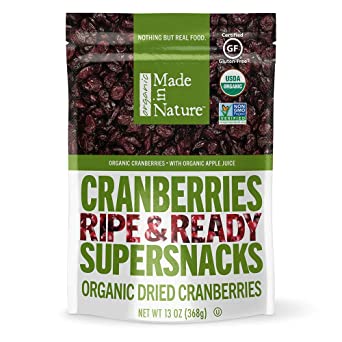 Made in Nature Organic Berries Cranberries, 13oz.