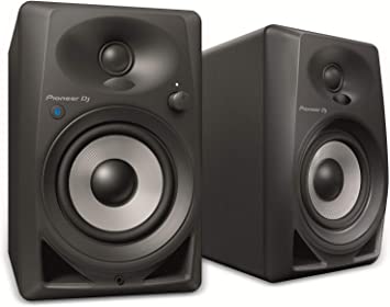 Pioneer DJ DM-40BT 4 inch Studio Monitors with Bluetooth, Black (Pair)