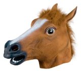 2015 Novelty Creepy Horse halloween mask extremely funny jokes masquerade scary masks latex Rubber Costume Theater Prop Party