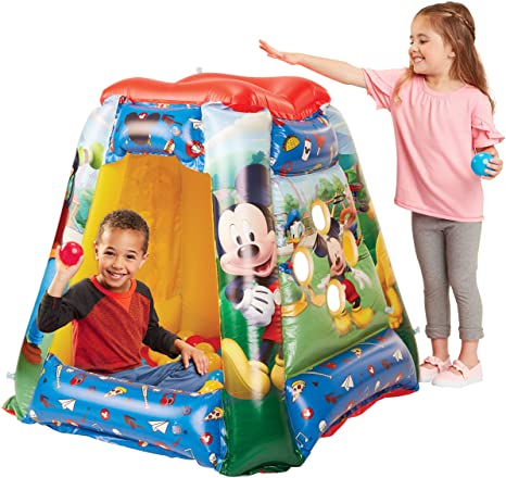 Mickey Mouse 94785 Ball Pit, 1 Inflatable   20 Soft-Flex Balls