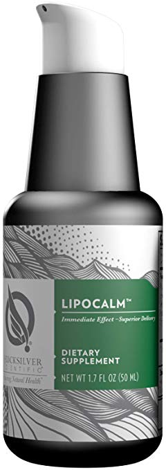 Quicksilver Scientific LipoCalm - Premium Liposomal Sleep Formula with GABA, Chamomile   Skullcap for Calm and Restful Sleep, Powerful Botanicals for Sleep Cycle Support (1.7oz / 50ml)