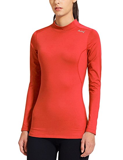 Baleaf Women's Fleece Thermal Active Running Shirt