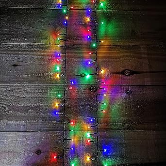 Premier 37.2m Multi Action 3000 Multi Coloured LED Cluster Christmas Lights with Timer