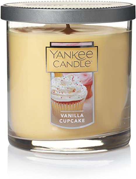 Yankee Candle Small Tumbler Jar Candle|Vanilla Cupcake Scented Candle|Premium Paraffin Grade Candle Wax with up to 55 Hour Burn Time