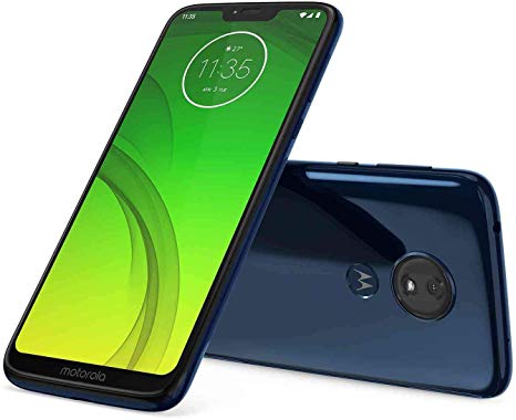 Motorola Moto G7 Power 32GB 3GB RAM XT1955-2 LTE Factory Unlocked GSM 5000mAh Battery Smartphone (International Version) (Marine Blue) (Renewed)