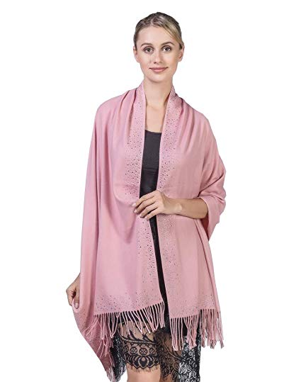 Niaiwei Cashmere Scarf Blanket Large Soft Pashmina Shawl Wrap For Men and Women