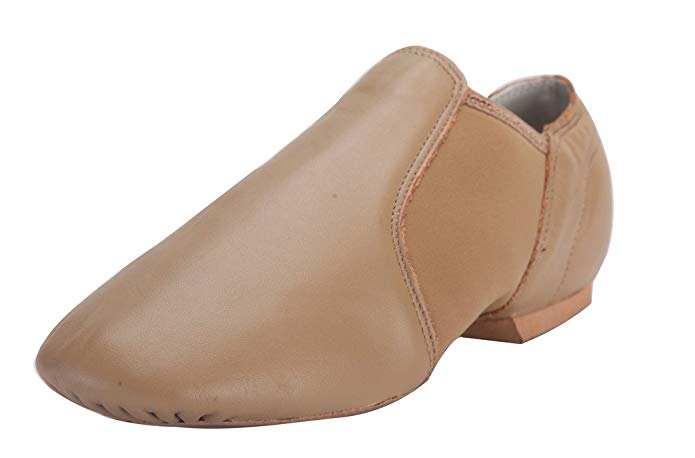 Linodes (Tent) Leather Upper Jazz Shoe Slip-on for Women and Men