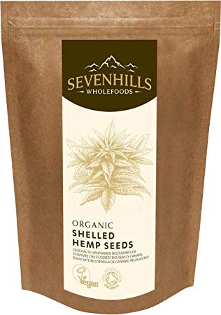 Sevenhills Wholefoods Organic Raw Shelled Hemp Seeds 500g