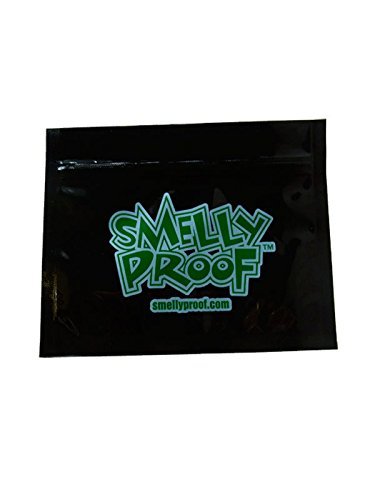 5x Black Smelly Proof Resealable Bags Choose from 6 Sizes (SMALL 17CM X 14CM) by Smelly Proof