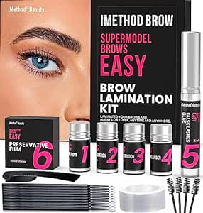 iMethod Brow Lamination Kit - Eyebrow Lamination Kit Professional, DIY Eye Brow Lift Kit at Home, Easy to Use, Long-Lasting Salon Result