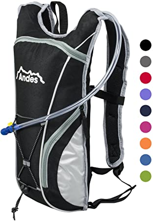 Andes 2 Litre Hydration Pack Water Rucksack/Backpack Cycling Bladder Bag