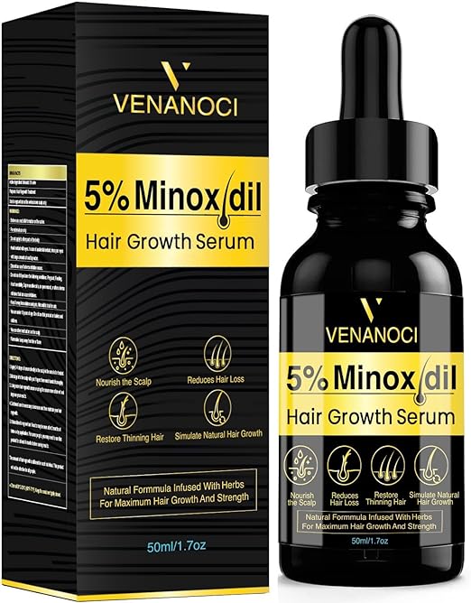 Venanoci 50ML Hair Oil for Beard and Hair, Hair Serum for Stronger Thicker and Healthier Hair for Men and Women