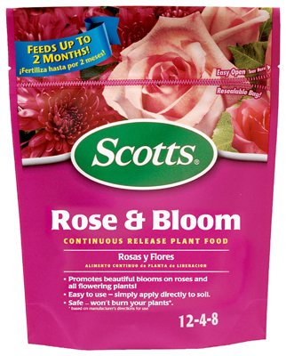 Scott's 2009501 3 Lb Rose & Bloom Continuous Release Plant Food 12-4-8