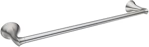 Moen Darcy 18 in. Towel Bar with Press and Mark in Brushed Nickel