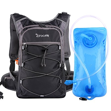 OXA Hydration Backpack with 2L Water Bladder, Thermal Insulation Layer Keeps Water Cool (up to 4 Hours), for Hiking, Running, Cycling, Climbing