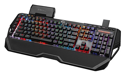 G.SKILL RIPJAWS KM780 RGB On-the-Fly Macro Mechanical Gaming Keyboard, Cherry MX Blue