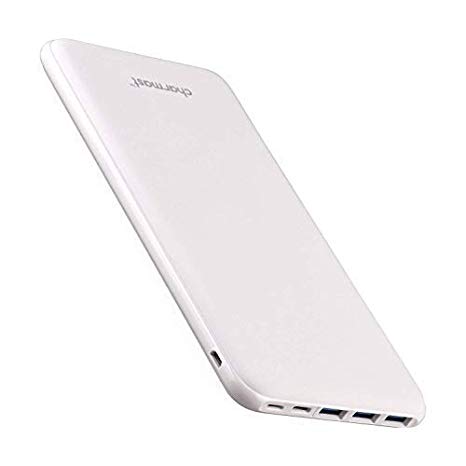 26800mAh Power Bank Portable Charger USB Type C Battery Pack with 3 Input & 4 iSmart Output for MacBook Nintendo Switch iPhone iPad Nexus Samsung Huawei (White)