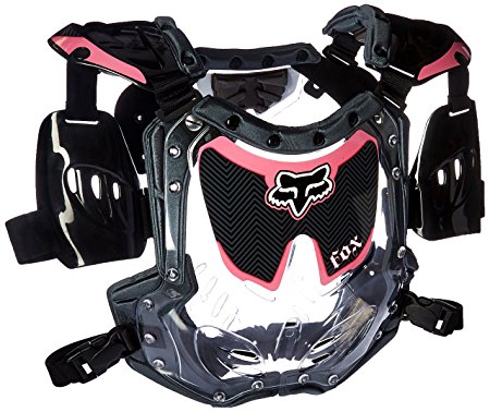 Fox Racing R3 Women's Roost Deflector MotoX/Off-Road/Dirt Bike Motorcycle Body Armor - Black/Pink / Small/Medium