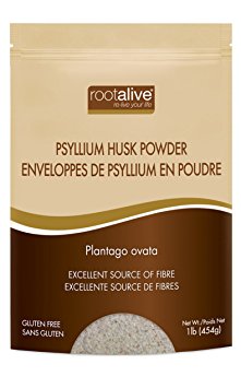 Rootalive Psyllium husk powder 1 lb.