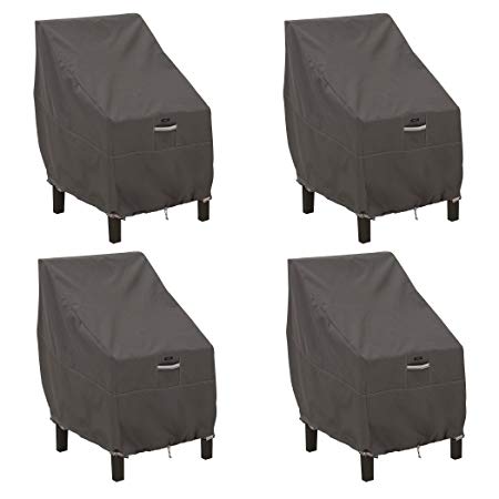Classic Accessories Ravenna High Back Dining Patio Chair Cover (4-Pack)