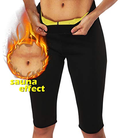 women's neoprene hot sweat slimming pants weight loss sauna shaper capris