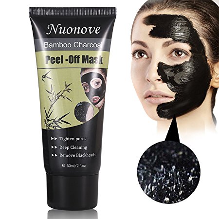 Charcoal Peel Off Mask, Peel Off Mask, Blackhead Remover Mask , Deep Purifying Blackhead Mask, Activated Charcoal Deep Pore Cleansing Mask for Face Nose Acne Treatment Oil Control