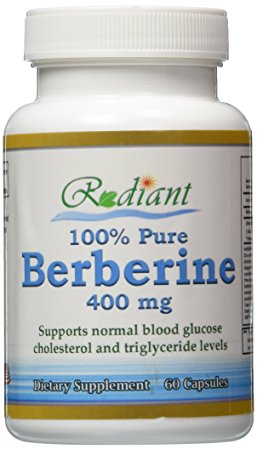 Radiant Berberine, 100% Pure, Best Quality, 60 Caps, 30-Day Supply