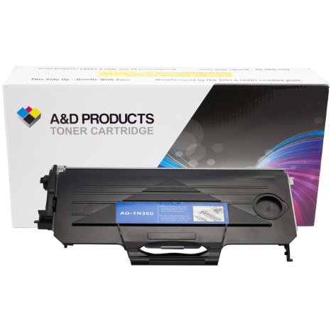 AampD Products Compatible Replacement For Brother TN360 Brother TN330 Toner Cartridge High Yield 2600 Yield Black