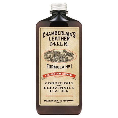 Leather Milk Conditioner - Liniment No. 1 | Conditioner & Cleaner for Leather Bags, Furniture, Apparel, Auto, Footwear, & More. Two Sizes! Free Cleaning Pad! Trusted by Saddleback