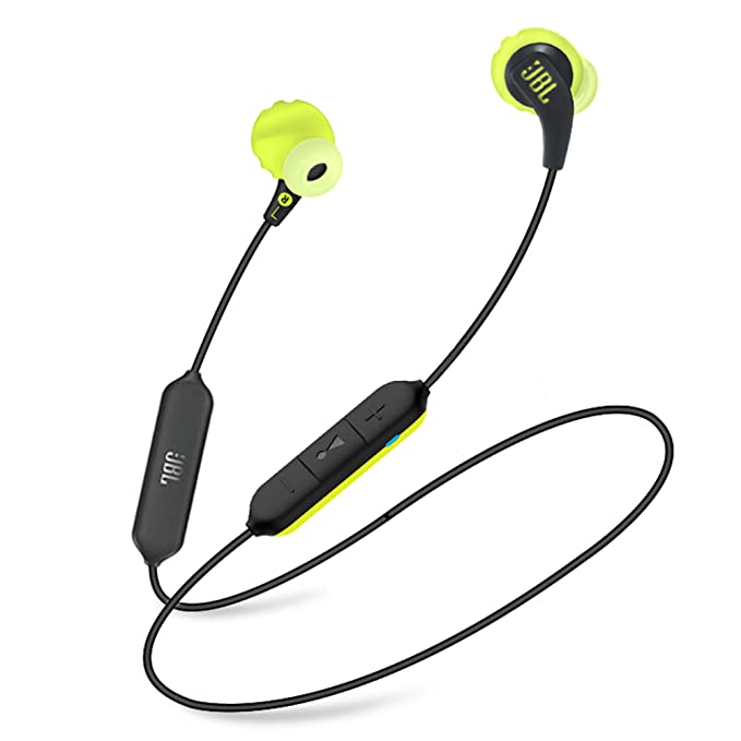 (Renewed) JBL Endurance Run Wireless Bluetooth In Ear Headphone with Mic (Yellow)