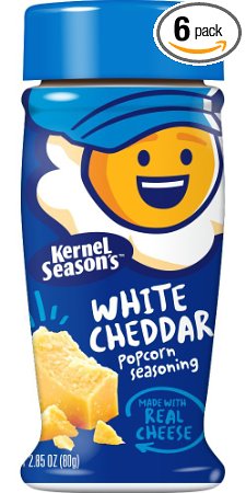 Kernel Season's White Cheddar Seasoning, 2.85 Ounce Shakers (Pack of 6)