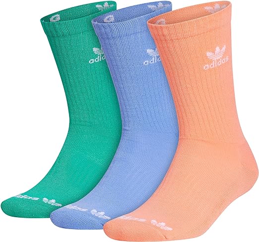 adidas Originals Trefoil Cushioned Crew Socks (3-Pair)