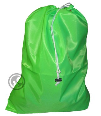 Extra Large Jumbo Laundry Bag with Drawstring, Color: Fluorescent Lime Green,Size: 30x45