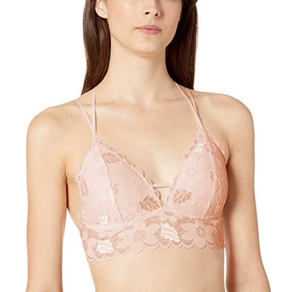 Amazon Brand - Mae Women's Multi Strappy Back Lace Bralette (for A-C cups)