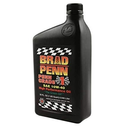 Brad Penn 009-7144 10W-40 Racing Oil - 1 Quart Bottle by Brad Penn Oil