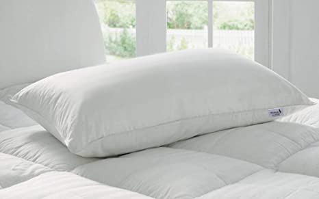 Kuber Industries Luxurious 1 Piece Microfibre Pillow Filler - 16"x24", White - CTKTC22178