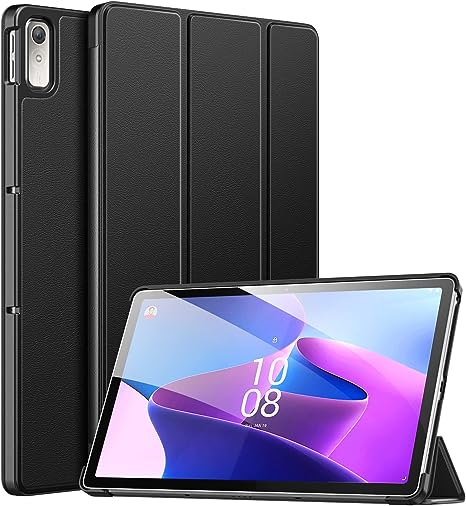 MoKo Case Compatible with Lenovo Tab P11 2nd Gen 11.5-Inch 2023 TB350FU, Lightweight Slim Shell Shockproof Back Stand Cover with Auto Wake/Sleep, Cover for Lenovo Tab P11 Gen 2 11.5", Black