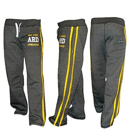 ARD Men's Fleece Joggers Track Suit Bottom Jogging Exercise Fitness Boxing MMA Gym Sweat Fleece Trousers