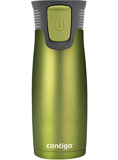 Contigo Autoseal Astor stainless steel travel Mug with easy-clean lid, 16 ounce Vibrant lime matte Limited edition